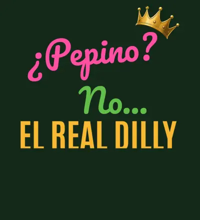 ¿Pepino? No... El Real Dilly design