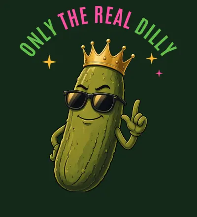 Only The Real Dilly Crown design
